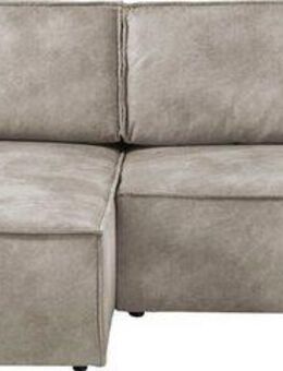 Home affaire Ecksofa SHERWOOD Schlafsofa 267 cm, L-Form, Schlaffunktion mit Bettkasten (210x136 cm), Cord, Vintage, Samtvelours