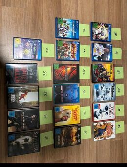 Diverse Filme + PS4 Spiele - Aschersleben
