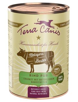 Terra Canis Metzgers Bestes 6 x 400 g - Rind Pur
