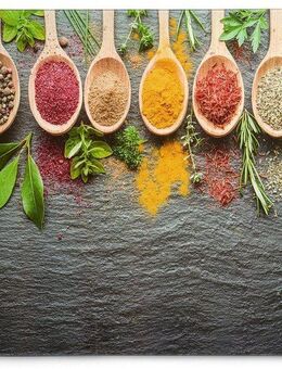 Zeller Present Herd-Abdeckplatte SPICES, aus ESG-Sicherheitsglas hergestellt