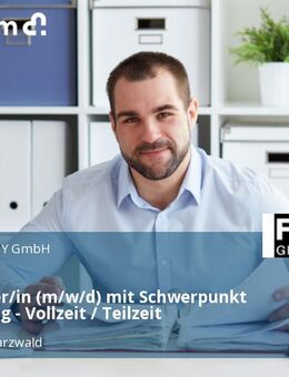 Buchhalter/in (m/w/d) mit Schwerpunkt Controlling - Vollzeit / Teilzeit - Lahr (Schwarzwald)