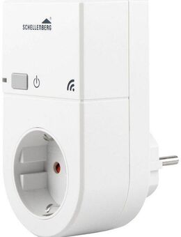 SCHELLENBERG Funksteckdose für den Außenbereich, max. 2100 W, 1-St., Smart Home fähig, zur Steuerung von elektrischen Geräten, weiß