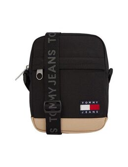 Tommy Jeans Umhängetasche TJM ESS DAILY SQUARED REPORTER, Men Schultertasche, Freizeittasche mit kontrastfarbigem Boden