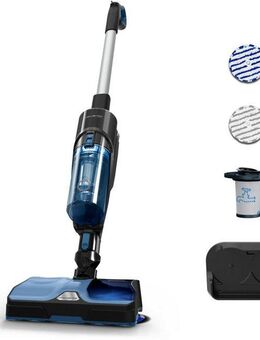Rowenta Nass-Trocken-Akkusauger X-Combo, 2-in-1 Staubsaugen und rotierendes Wischen gleichzeitig, 215 W, beutellos, hohe Saugkraft, drei Reinigungsmodi, starker 21,6 V Akku, GZ3038