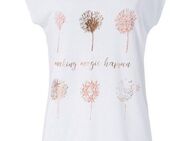 Aniston CASUAL T-Shirt mit Frontdruck, teilweise glitzernder Folienprint