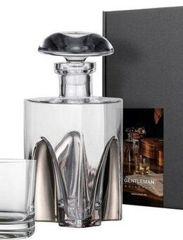 Eisch Germany Gläser-Set GENTLEMAN, Made in Germany, Kristallglas, mundgeblasen, in Handarbeit mit echtem Platin veredelt, 3-teilig