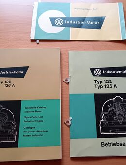 VW Typ122 126 A Betriebsanleitung, Ersatzteilliste, Wartungsheft - Köln