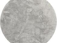 Paco Home Fellteppich Kunstfell Soft 380, rund, Höhe: 14 mm, Langflor, Kuschelteppich - besonders weich, Uni-Farben