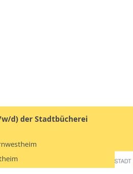 Leitung (m/w/d) der Stadtbücherei - Kornwestheim