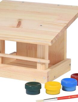 Dobar Vogelfutterhaus Bastel-Set Vogelhaus Futterstation #38031 - Birkenfeld (Baden-Württemberg)