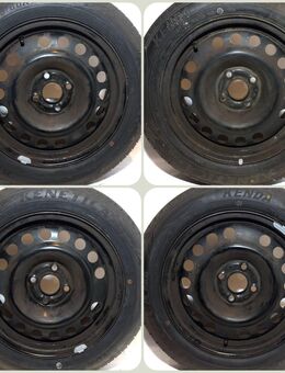 Opel Meriva A Stahl-Felgen LK 4x100 NEUE Sommer-Reifen 185/60 R15 88H XL - Nottuln