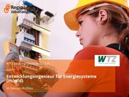 Entwicklungsingenieur für Energiesysteme (m/w/d) - Dessau-Roßlau