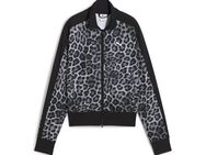 PUMA Trainingsjacke T7 LEO LUXE Kurze Trainingsjacke mit Allover-Print Damen