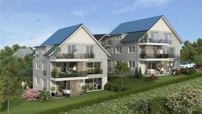 BAUBEGINN I 200m zum See I Natürlich aus Holz: Wohnung W3: Lichtdurchflutete, wohngesunde 3 Zimmerwohnung in Überlingen-Nussdorf im Dachgeschoss