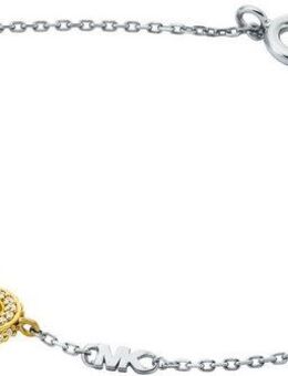MICHAEL KORS Armband Schmuck Geschenk Silber 925 Armkette Astor Link, MKC1737CZ931, mit Zirkonia (synth)