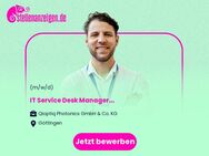 IT Service Desk Manager (m/w/d) - Göttingen