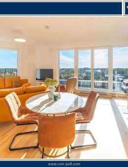 Moderne Penthouse-Wohnung mit hochwertiger Ausstattung und Fernblick über die Dächer Schönefelds - Schönefeld