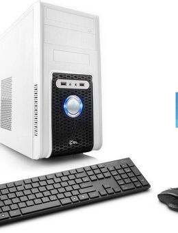 CSL Speed V21812 PC (Intel Pentium Gold G6400, 8 GB RAM, 500 GB SSD, Luftkühlung)