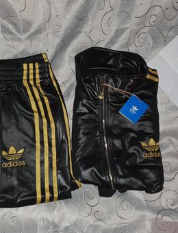 Adidas Firebird Chile 62 Anzug Suit Jacke Hose Leder Glanz Gold Tracksuit - Hamburg