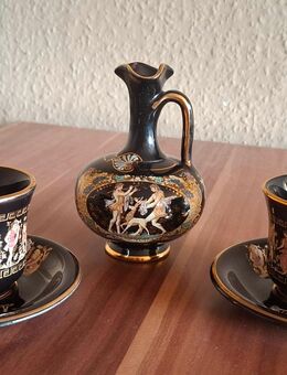Griechisches Porzellanset ( handgefertigt mit 24 karätigem Golddekor) - Bad Frankenhausen (Kyffhäuser) Zentrum