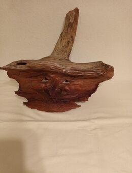 Holzschnitzereie Gesicht ca. 42cm breit ca. 46cm hoch - Essen