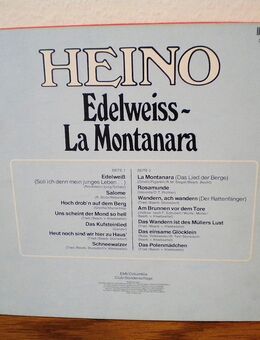 Heino-Edelweiss-La Montanara-Vinyl-LP,1973 - Linnich