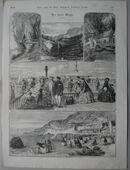 Alte Grafik : Die Insel Wight., aus dem Jahr 1866 , England , Kyde Piep , Ventnoir , Blatt 37cm x 28cm , M24 in 02828