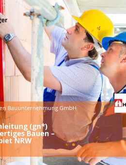 Baustellenleitung (gn*) Schlüsselfertiges Bauen – Einsatzgebiet NRW - Siegen (Universitätsstadt)