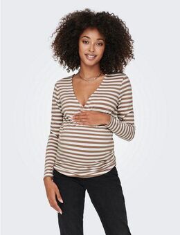 ONLY MATERNITY Umstandsshirt OLMJOY L/S WRAP TOP JRS