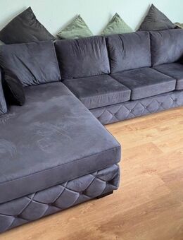 Ecksofa (Couch) mit edler Steppung & abnehmbaren Bezügen - Monheim (Rhein)