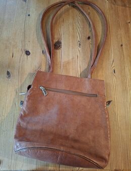 Lederumhängetasche hellbraun - Döttesfeld