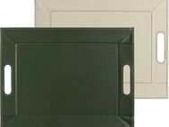 freeform Tablett DUO, 2-farbiges Wendetablett, Tablett und Tisch-Set in einem, wendbar, Kunstleder, (1-tlg), mit Doppelfunktion, pflegeleicht und kann platzsparend verstaut werden
