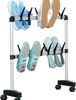 Ruco Schuhregal Nischen-Schuhwagen, Fahrbar, für bis zu 12 Paare, Made in Germany