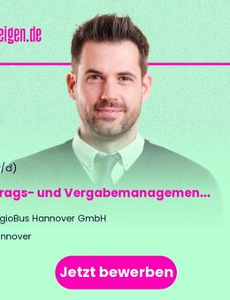 Vertrags- und Vergabemanagement für Auftragsunternehmer im Linienverkehr - Hannover