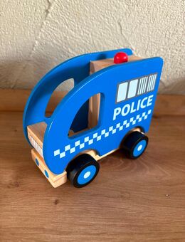Polizei Spielzeug Auto aus Holz - Wadgassen