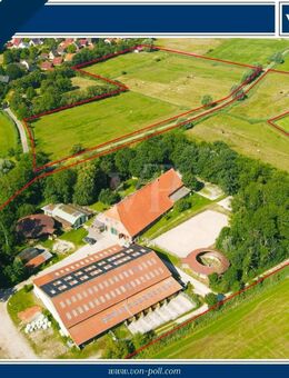 Küstennaher Reiterhof mit Reithalle und 5 Ferienwohnungen plus 7 ha. Land - Wangerland