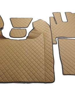 Handmade Gesteppte Fußmatten DAF XF106 AB 2017 – POLYFIT-VERSION Automatikgetriebe FARBWAHL Set77442 - Wuppertal