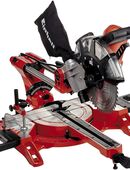 Einhell Zug-Kapp-Gehrungssäge TC-SM 2534/1 Dual (max. 2350 W, Ø250 x Ø30 mm Sägeblatt, 4000 min-1, integrierte Zugfunktion, neigbarer Sägekopf, Werkstückanschlag, Laser, inkl. Hartmetall-Sägeblatt) in 42105