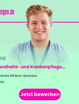 Gesundheits- und Krankenpfleger/in bzw. Pflegefachkraft oder Fachkrankenpfleger/in für Intensivpflege (m/w/d) - Berlin