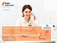 Assistent der Geschäftsführung (m/w/d) - Giengen (Brenz)