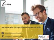 HR Generalist / HR Business Partner (m/w/d) - Villingen-Schwenningen