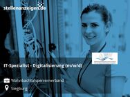 IT-Spezialist - Digitalisierung (m/w/d) - Siegburg
