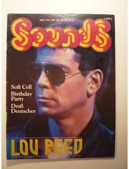 Orig. SOUNDS Rarität Musik Heft 03/1982 Lou Reed - Bremen