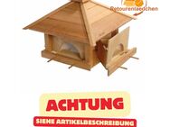 Dobar Vogelfutterhaus aus Eiche mit 4 Schubladen VH01 - Rödermark Zentrum