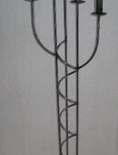 Neuwertiger Kerzenständer für 6 Kerzen, Edelstahl, ca. 1 m Höhe, perfekter Zustand, 10 € in 91364