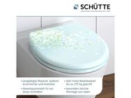 Schütte WC-Sitz FLOWER IN THE WIND, bruchsicher und kratzfest, Absenkautomatik, Standardmaß