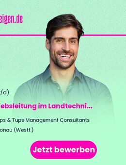Betriebsleitung (m/w/d) im Landtechnikhandel - Bocholt