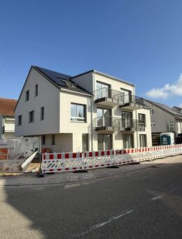 Hier siehst du, was du kaufts! Moderne 2-Zimmer-Neubauwohnung mit eigenem Garten und mit hohem KfW-EH 40 Standard! - Linkenheim-Hochstetten