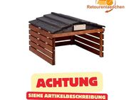 Dobar Mährobotergarage Rasenroboter Unterstand braun/schwarz #1 - Rödermark Zentrum
