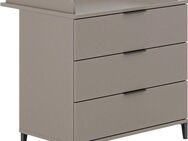 Home affaire Wickelkommode ARI, 3 Schubladen, inklusive Wickelaufsatz, Schubladen mit Soft-Close-Funktion